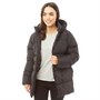 Board Angels Damer Mid Length Puffer Dynejakke Sort