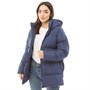 Board Angels Womens Mid Length Puffer Moon Indigo