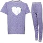 Board Angels Pyjamas Leopard Print Pyjama Set Fille Lilas