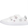Board Angels Piger Star Velcro Sneakers Hvid