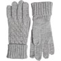 Board Angels Dames Cable Handschoenen Grijs