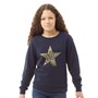 Board Angels Sweat Fille Bleu Marine