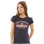 Board Angels Junior West Coast Print T-Shirt Navy