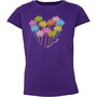 Board Angels Junior Printed T-Shirt Dark Purple