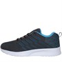 Board Angels Womens Knit Trainers Grey/Blue