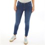 Board Angels Womens Denim Skinny Jeans Mid Blue