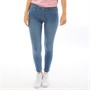 Board Angels Womens Denim Skinny Jeans Light Blue