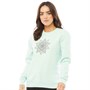 Board Angels Dames Sweater Mintgroen