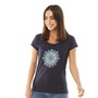 Board Angels Damer T-shirts Marineblå