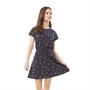 Board Angels Robes Spot Print Fille Bleu Marine