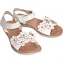 Board Angels Sandales Floral Sandal Fille Blanc