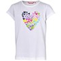 Board Angels T-Shirts Heart Fille Blanc