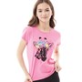 Board Angels Piger Giraffe T-shirts Lyserød