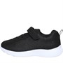 Board Angels Baskets Shimmer Velcro Trainer Fille Noir