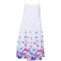 Board Angels Robes Border Print Fille Blanc