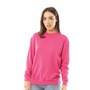 Board Angels Womens Crew Neck Slub Sweatshirt Hot Pink