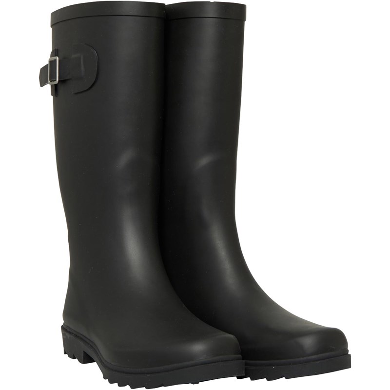 Board Angels Womens Plain Wellies Black