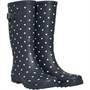 Board Angels Bottes en Caoutchouc Print Welly Femme Bleu Marine