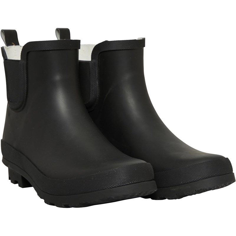 Short black wellies clearance womens