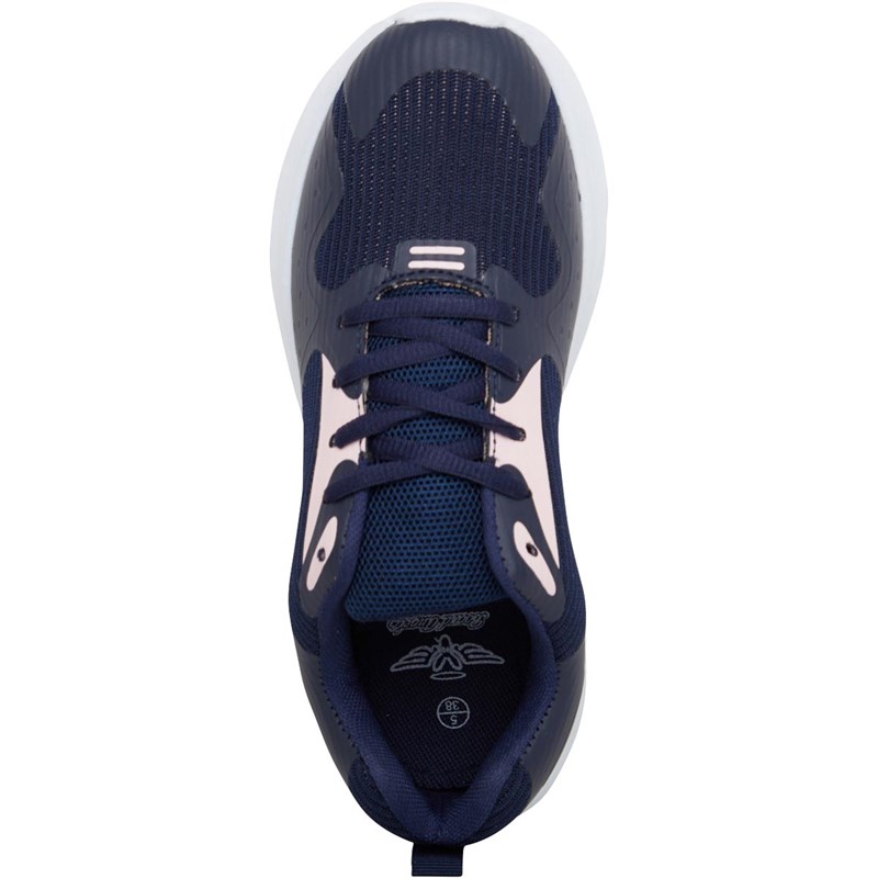 Board Angels Womens Trainers Navy/Pink