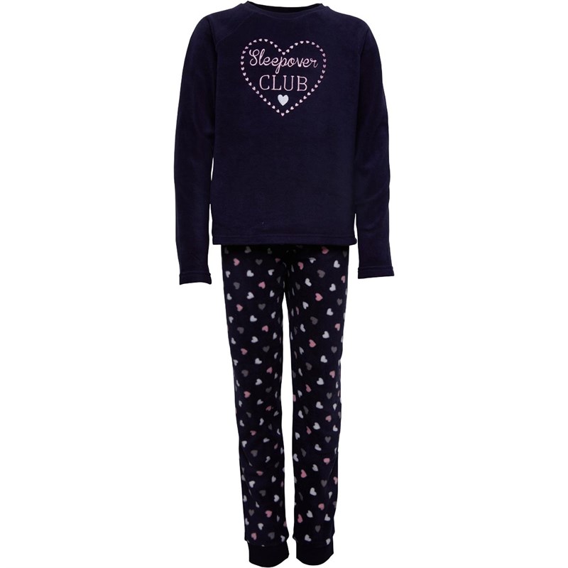 Board Angels Girls Microfleece Twosie Navy/Multi