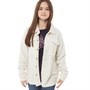 Board Angels Kids Teddy Fleece Shacket Cream