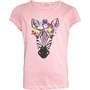 Board Angels Junior Zebra T-Shirt Pink