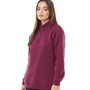 Board Angels Womens 1/4 Zip Sweatshirt Plum