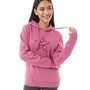 Board Angels Womens Star Print Hoodie Pink