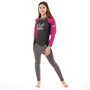 Board Angels Meisjes Lang Wetsuit Zwart/Multi