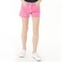Board Angels Girls Twill Shorts With Frayed Hem Pink