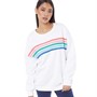 Board Angels Womens Crew Neck Sweatshirt White