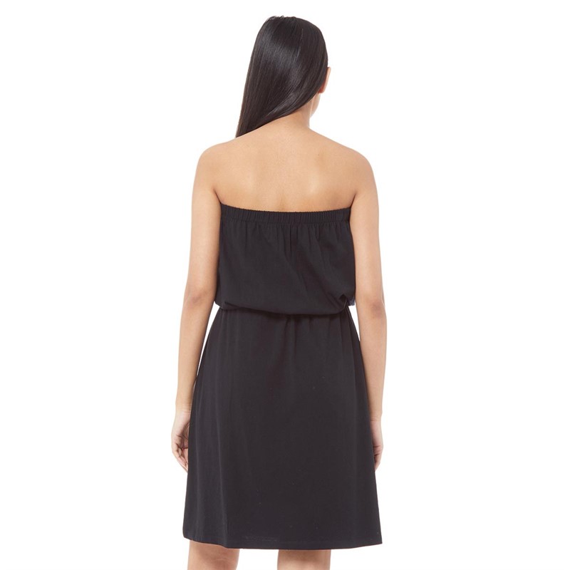 Board Angels Womens Bandeau Dress Black
