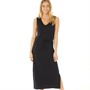 Board Angels Womens Midi Draw Waist Dress Black