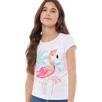 Board Angels Piger Flamingo Overdele Hvid