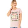 Board Angels Womens VW T-Shirt Dusky Pink