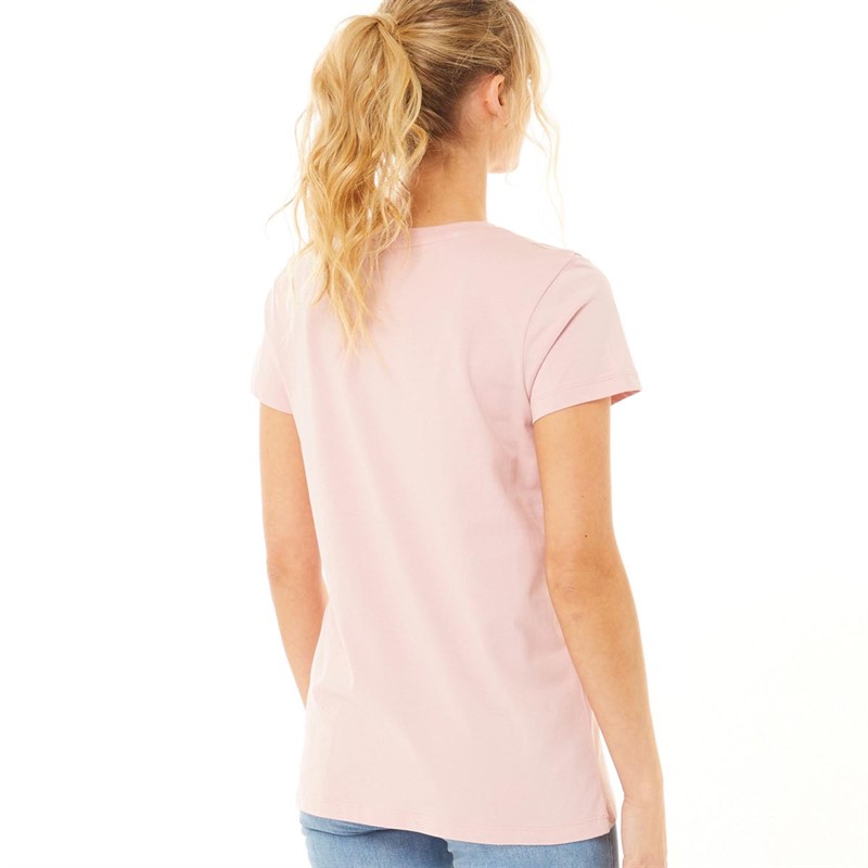 Board Angels Womens VW T-Shirt Dusky Pink