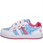 Board Angels Junior Girls Velcro Pumps White/Blue/Pink