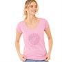 Board Angels Womens Mandala Print T-Shirt Pink