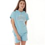 Board Angels Kids Short Sleeved Hoodie And Shorts Set Sky Blue