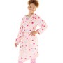 Board Angels Girls Star Print Wellsoft Hooded Robe Pink