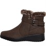 Board Angels Womens Faux Fur Trim Boots Brown