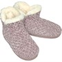 Board Angels Womens Chenille Bootees Pink