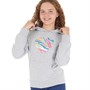 Board Angels Girls Hoodie Grey Marl