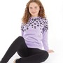 Board Angels Girls Tunic Top And Leggings Set Lilac/Black