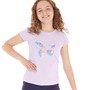Board Angels Girls Butterfly T-Shirt Lilac