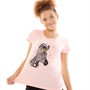 Board Angels Girls Zebra T-Shirt Light Pink