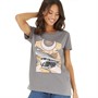 Board Angels Womens VW T-Shirt Charcoal Marl