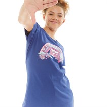 Board Angels Girls VW T-Shirt Navy