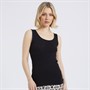 Board Angels Womens Scoop Neck Ribbed Vest Black